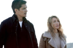 'La Brea,' NBC, Nicholas Gonzalez as Levi, Natalie Zea as Eve