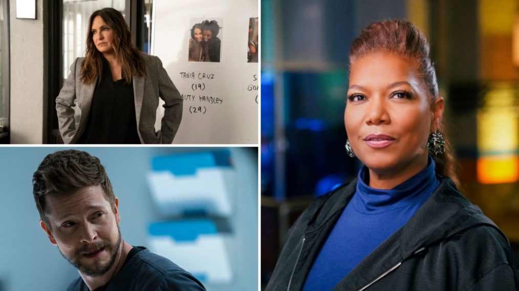 Mariska Hargitay in SVU, Matt Czuchry in The Resident, Queen Latifah in The Equalizer