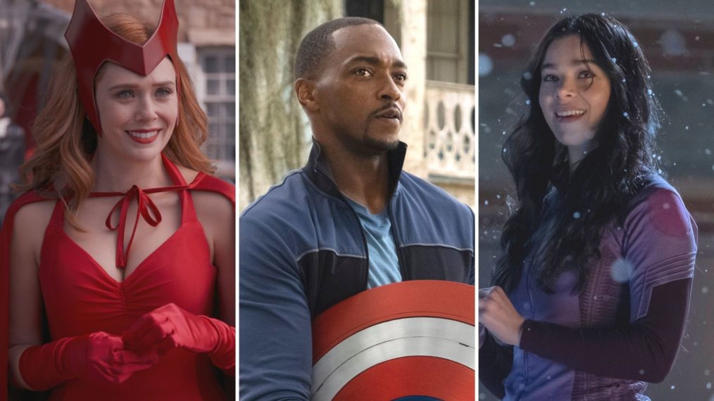 Marvel TV Series Disney+ WandaVision, The Falcon and the Winter Solider, and Hakweye