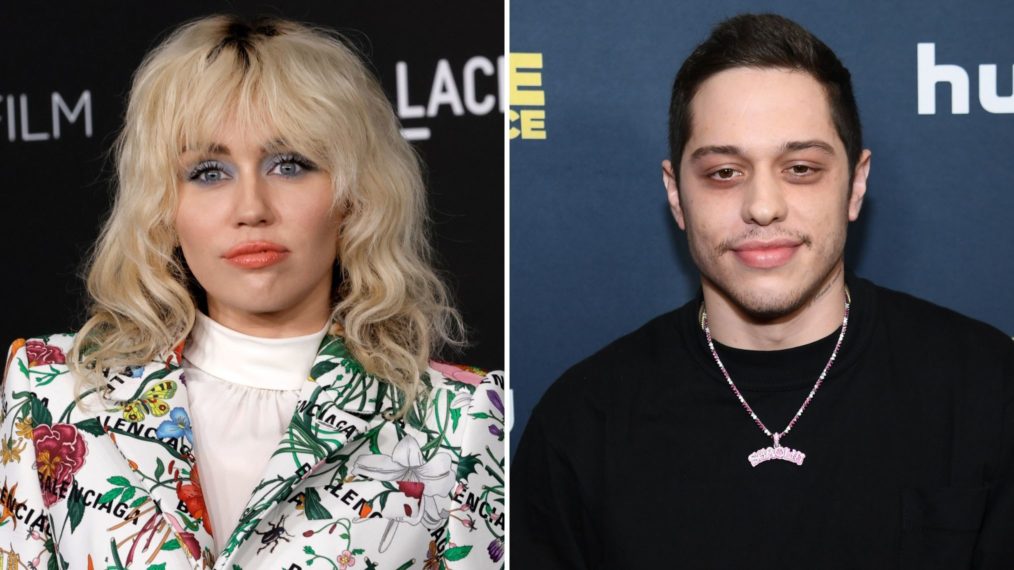 Miley Cyrus and Pete Davidson