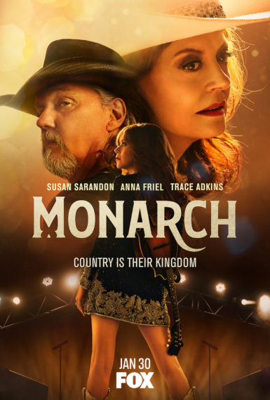 Trace Adkins, Anna Friel, Susan Sarandon in Monarch