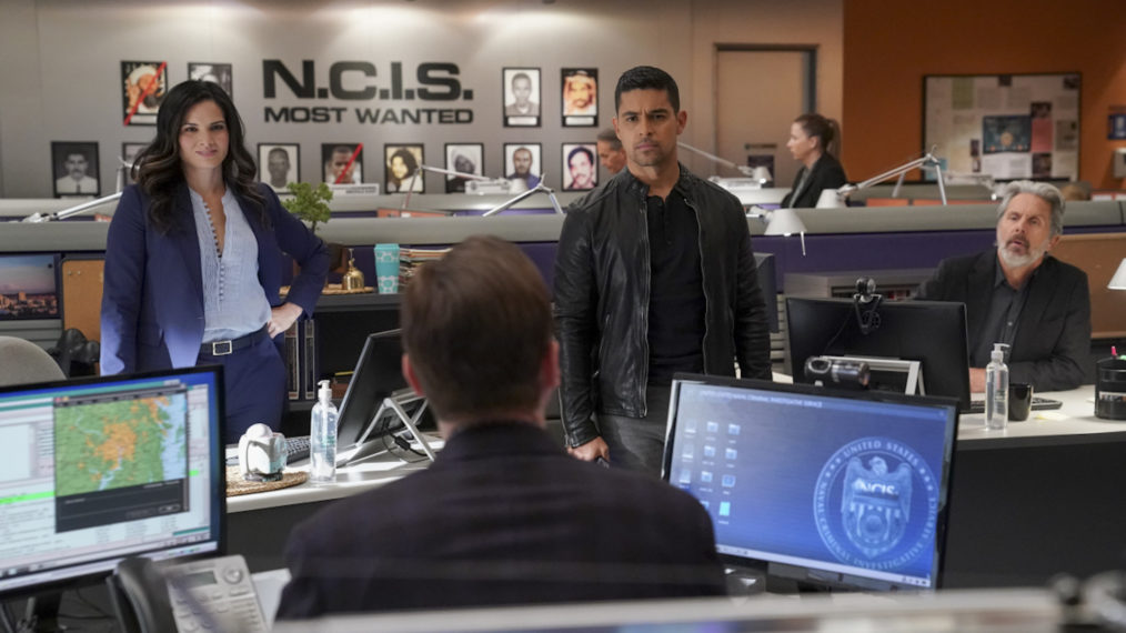 Katrina Law, Wilmer Valderrama, Gary Cole, Sean Murray in NCIS - 'Docked'