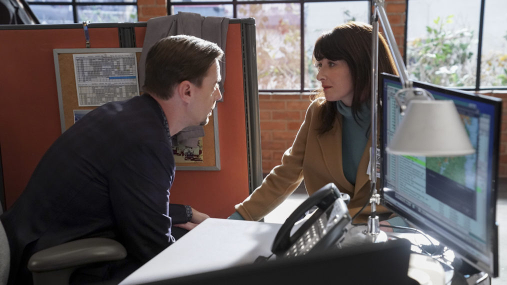 Sean Murray as McGee, Margo Harshman as Deliliah in NCIS