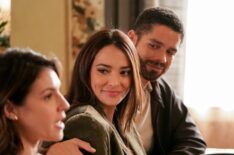 Natalie Martinez and Charlie Barnett in Ordinary Joe Season 1