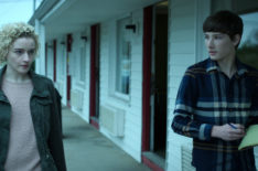 Julia Garner as Ruth Langmore, Skylar Gaertner as Jonah Byrde in Ozark