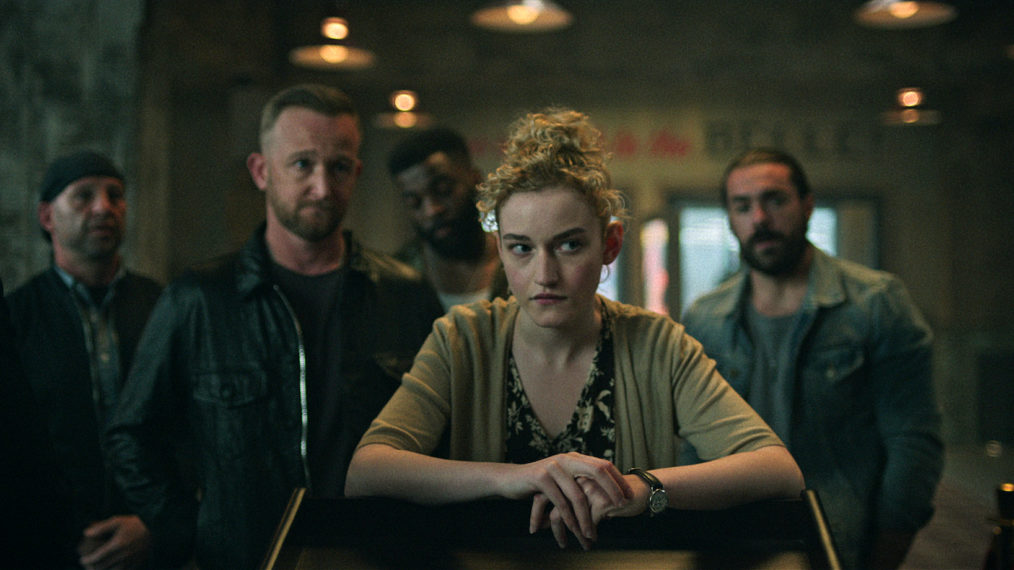 Eric Ladin as Kerry Stone, Julia Garner as Ruth Langmore in Ozark