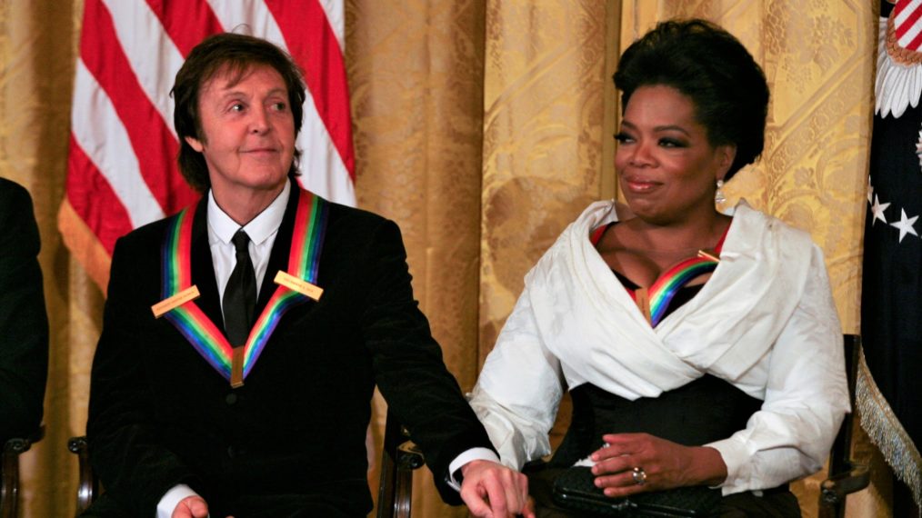 Paul McCartney and Oprah Winfrey