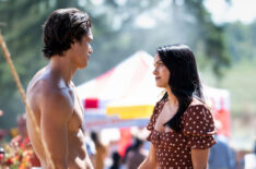 Charles Melton as Reggie and Camila Mendes as Veronica in Riverdale