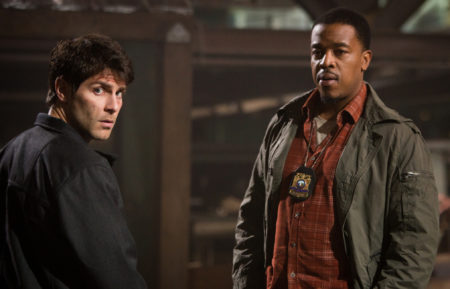 David Giuntoli and Russell Hornsby in Grimm Season 2