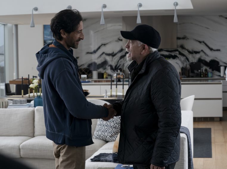 Succession Season 3 Adrien Brody and Brian Cox