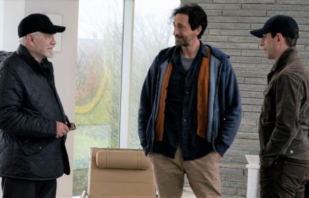 Succession Season 2 Episode 4 Brian Cox, Adrien Brody, and Jeremy Strong