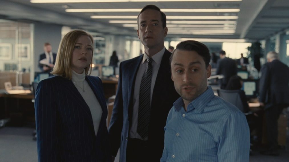 Succession Season 3 Kieran Culkin, Sarah Snook, and Matthew Macfadyen