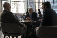 James Cromwell and Nicholas Braun in Succession - Season 3