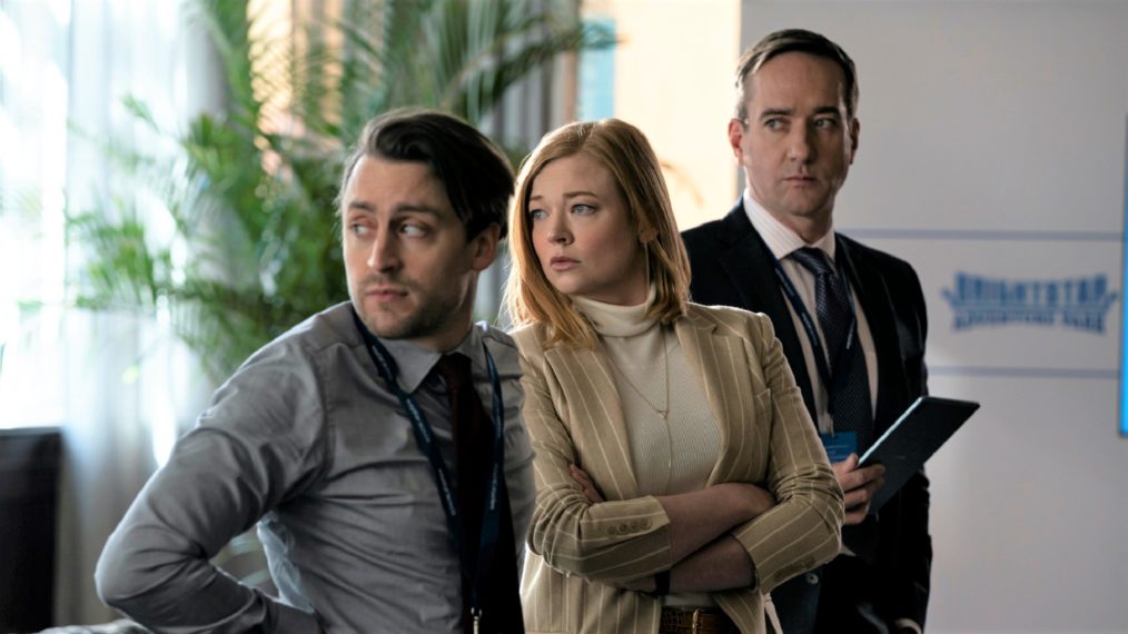 Succession Season 3 Kieran Culkin, Sarah Snook, and Matthew Macfadyen