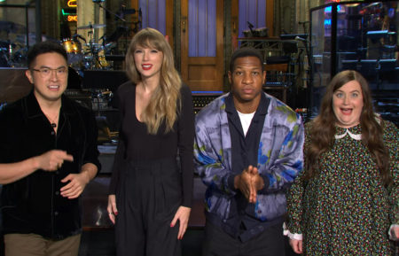 Taylor Swift and Jonathan Majors SNL Promo