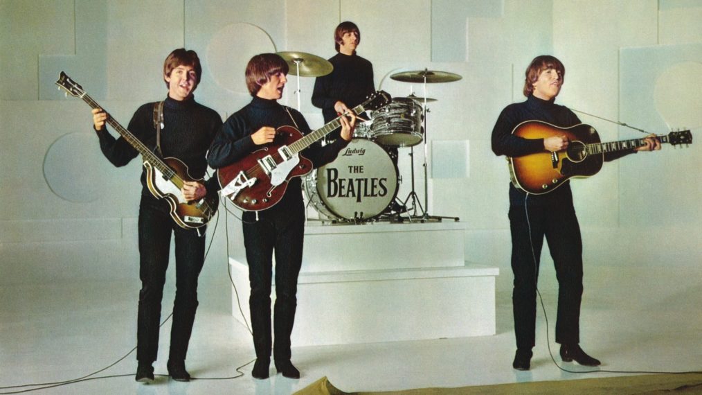 Paul McCartney, George Harrison, Ringo Starr, John Lennon of The Beatles