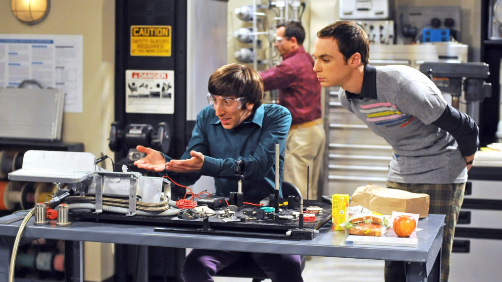 Simon Helberg and Jim Parsons in The Big Bang Theory