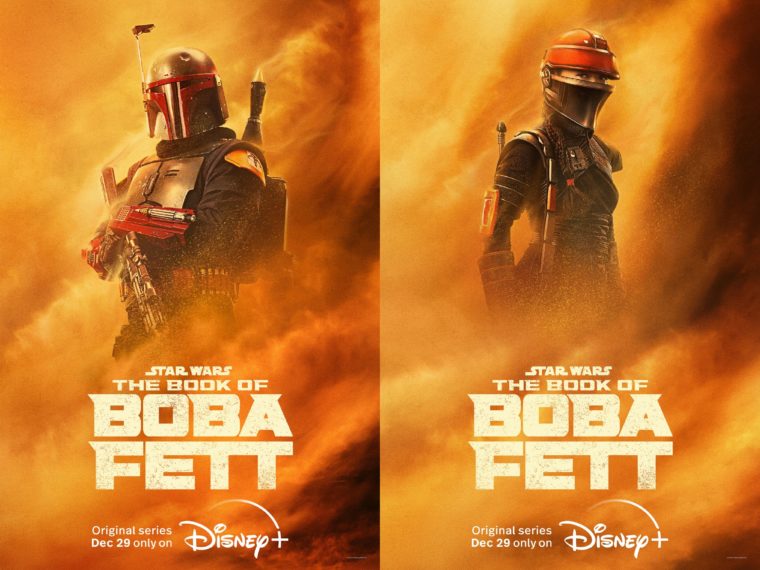 The Book of Boba Fett Character Posters Boba and Fennec Shand 