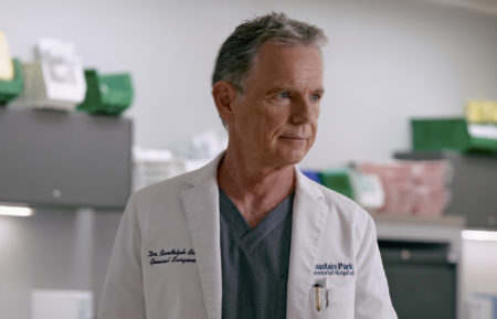 Bruce Greenwood as Randolph Bell in The Resident