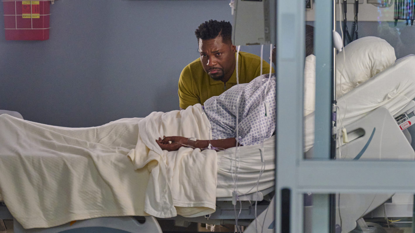 Malcolm-Jamal Warner as AJ, Summer Selby as Carol in The Resident