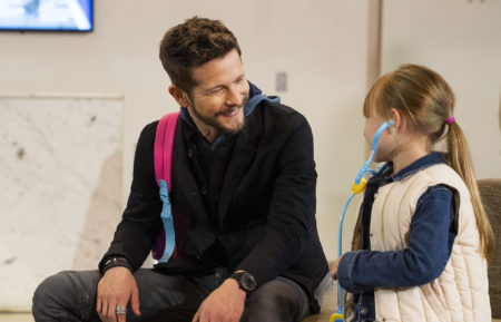 Matt Czuchry as Conrad, Remington Blaire Evans as GiGi in The Resident