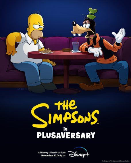 The Simpsons Disney+ key art