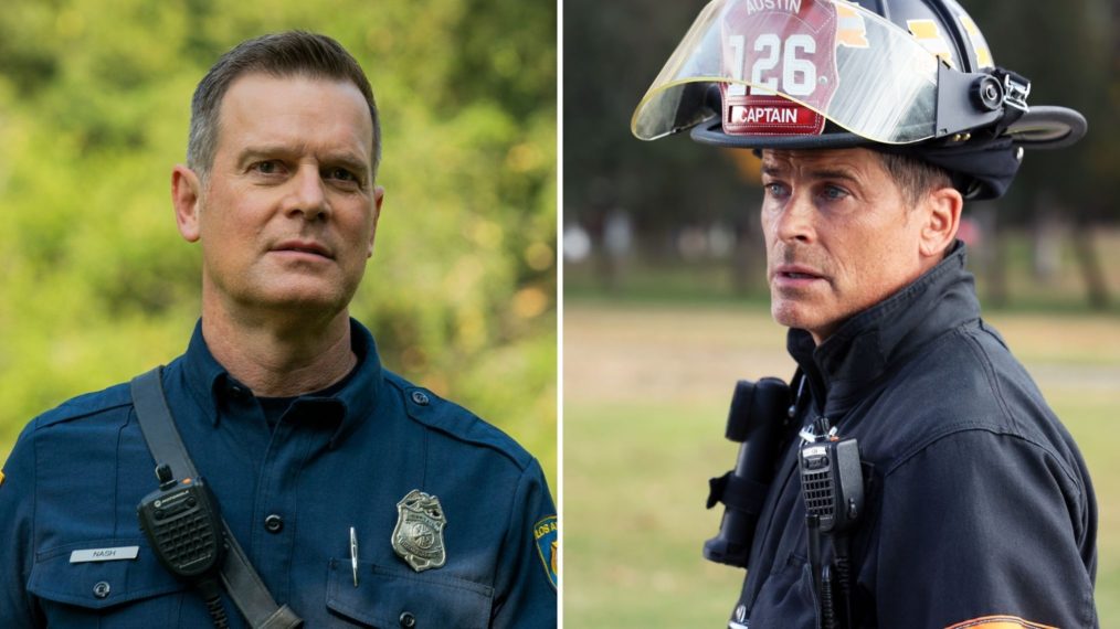 Peter Krause in 9-1-1, Rob Lowe in Lone Star