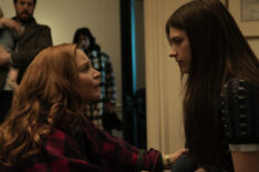 Lauren Ambrose as Dorothy and Nell Tiger Free as Leanne in Servant Season 3