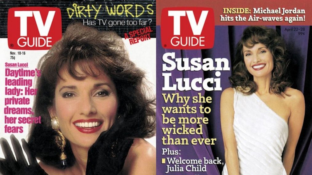 Susan Lucci, TV Guide Magazine Covers, November 10, 1990, & April 22, 1995