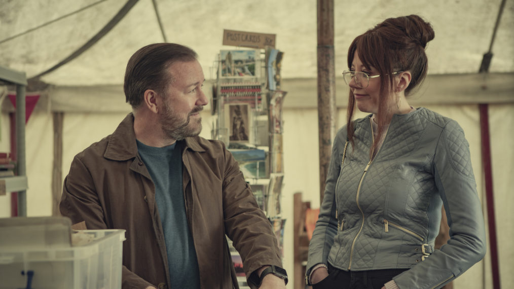 'After Life' Season 3 First Look, Ricky Gervais as Tony, Diane Morgan as Kath