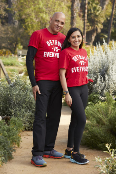 Arun Kumar and Natalia Kumar in The Amazing Race Season 33