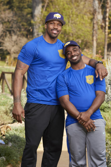 Michael Norwood and Moe Badger in The Amazing Race Season 33