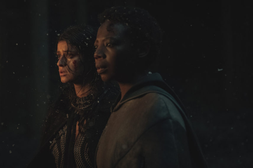 Anya Chalotra and Mimi M Khayisa in The Witcher Season 2