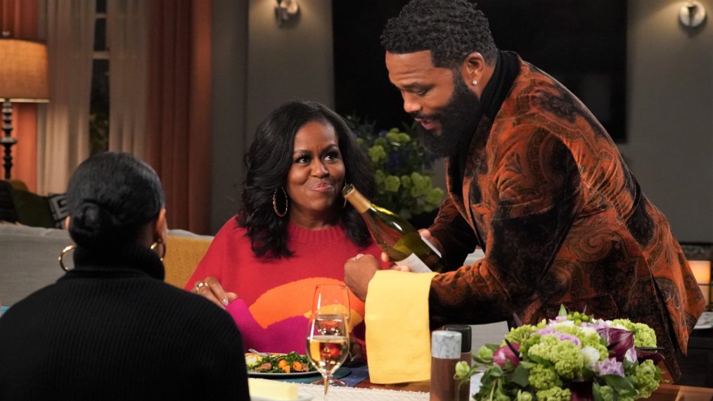 Black-ish - season 8 - Michelle Obama and Anthony Anderson