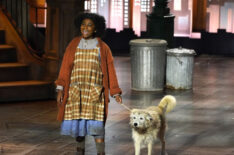 Celina Smith and Sandy in Annie Live!