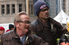 Christian Stolte as Mouch, Brett Dalton at Jason Pelham in Chicago Fire - Season 10, 'Winterfest'
