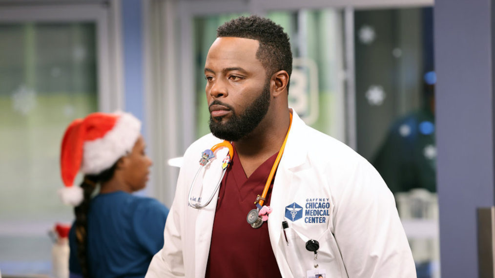 Guy Lockard as Dr. Dylan Scott in Chicago Med