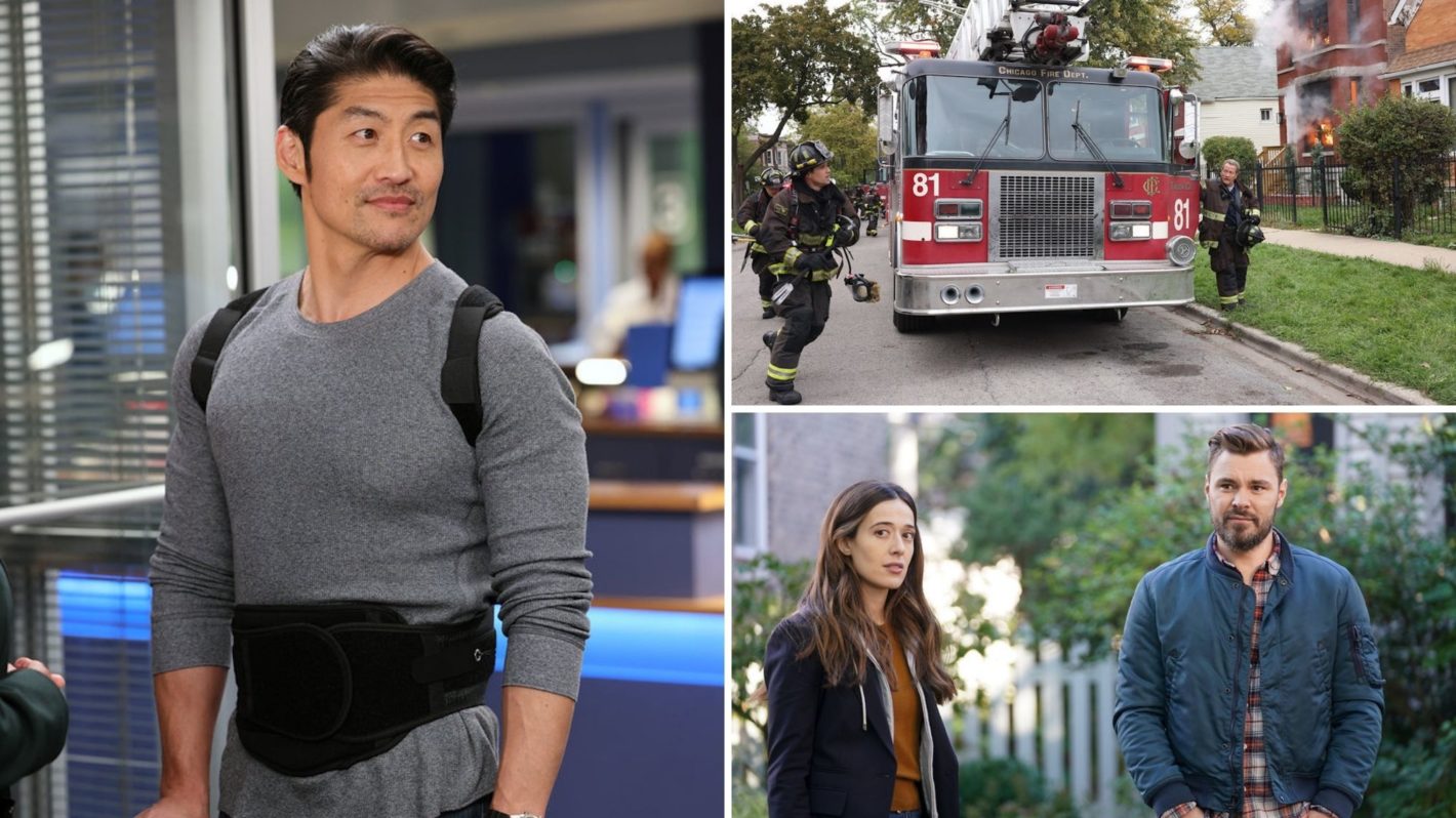 Brian Tee in Med, Brett Dalton in Fire, Marina Squerciati and Patrick John Flueger in PD