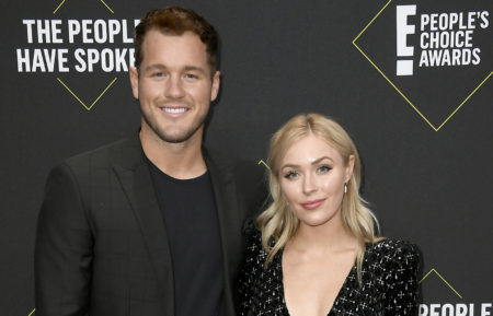 Colton Underwood and Cassie Randolph attend the 2019 E! People's Choice Awards