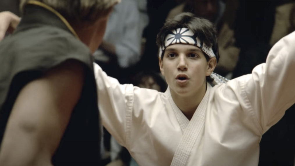 Ralph Macchio as Daniel LaRusso in The Karate Kid