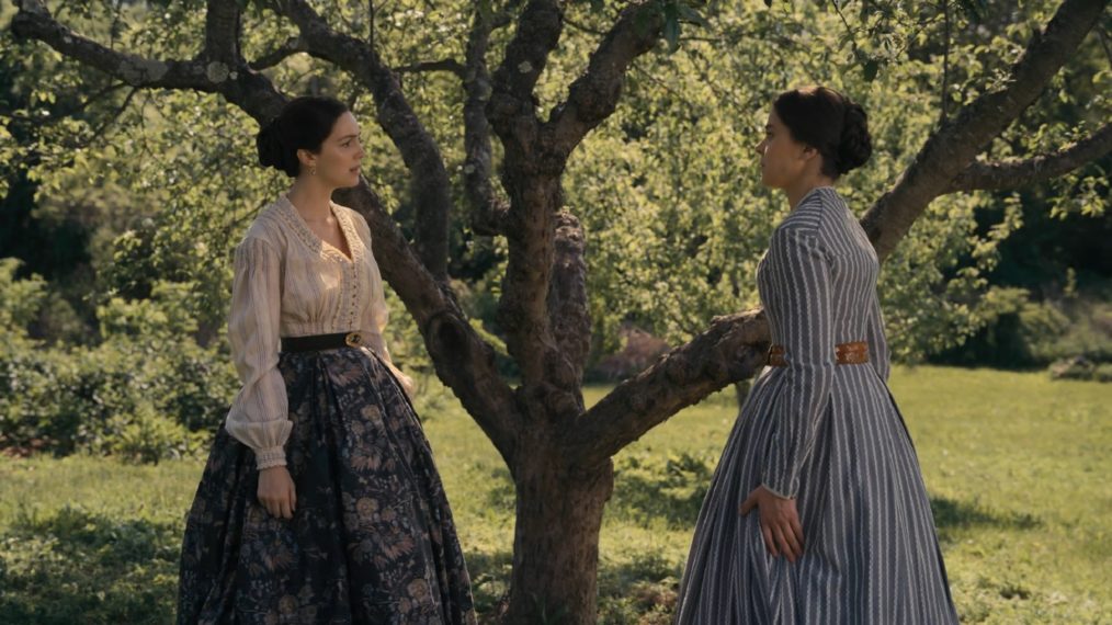 Dickinson Season 3 Ella Hunt and Hailee Steinfeld