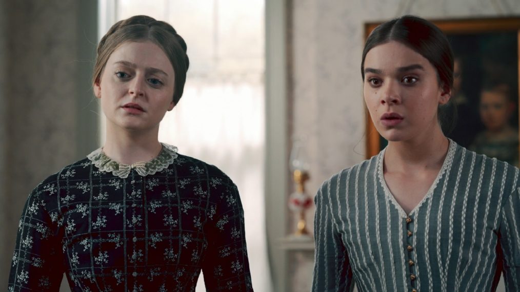 Dickinson Season 3 Anna Baryshnikov and Hailee Steinfeld