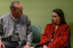 Michael Keaton and Kaitlyn Dever in Dopesick on Hulu