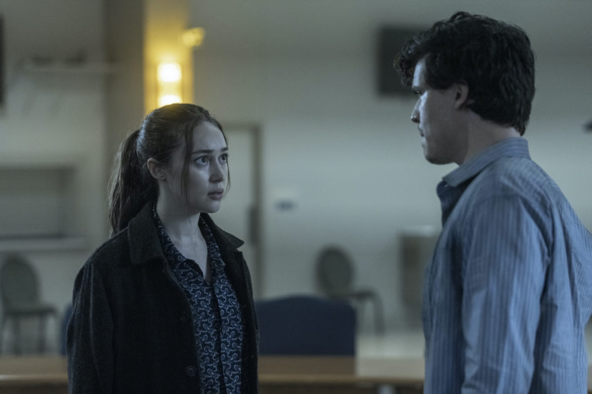 alycia debnam-carey as alicia clark, gus halper as will, fear the walking dead season 7 episode 8