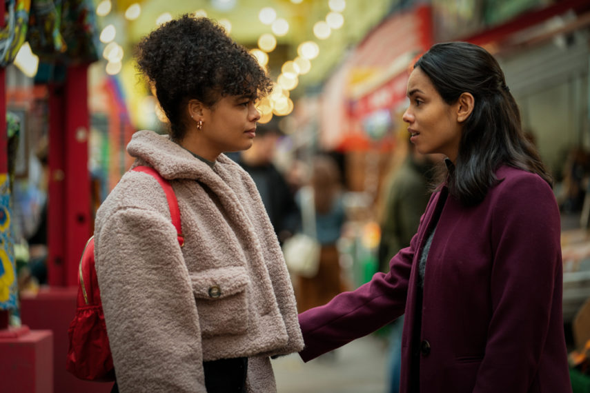 Georgina Campbell and Lydia West in Suspicion