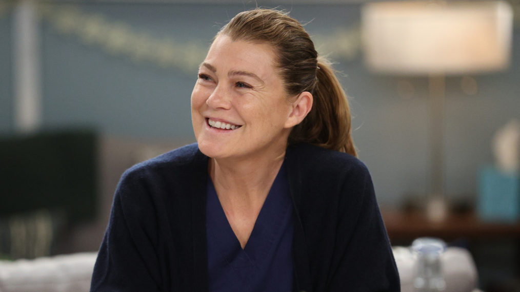 Ellen Pompeo as Meredith in Grey's Anatomy