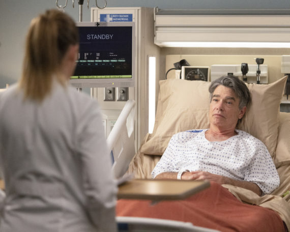 Peter Gallagher as David in Grey's Anatomy