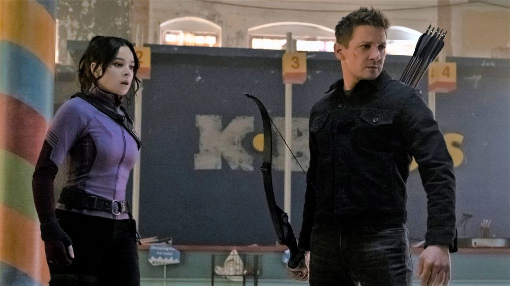 Hawkeye Season 1 Hailee Steinfeld and Jeremy Renner