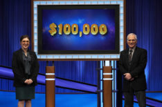 'Jeopardy!' Professors Tournament Winner, Sam Buttrey, Host Mayim Bialik