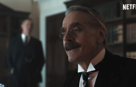 Jeremy Irons as Neville Chamberlain in Munich: The Edge of War